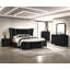 1Pc Nightstand Velvet Upholstery