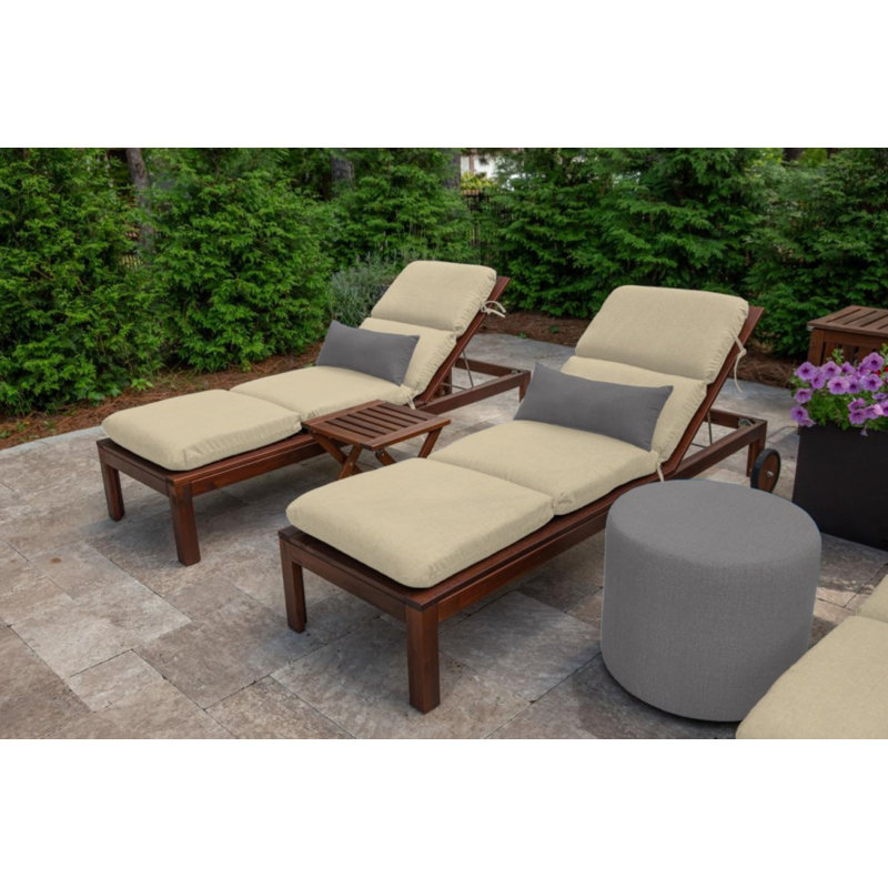Cherelle Outdoor Rectangular Pillow Cover & Insert, Cast Slate Sunbrella®