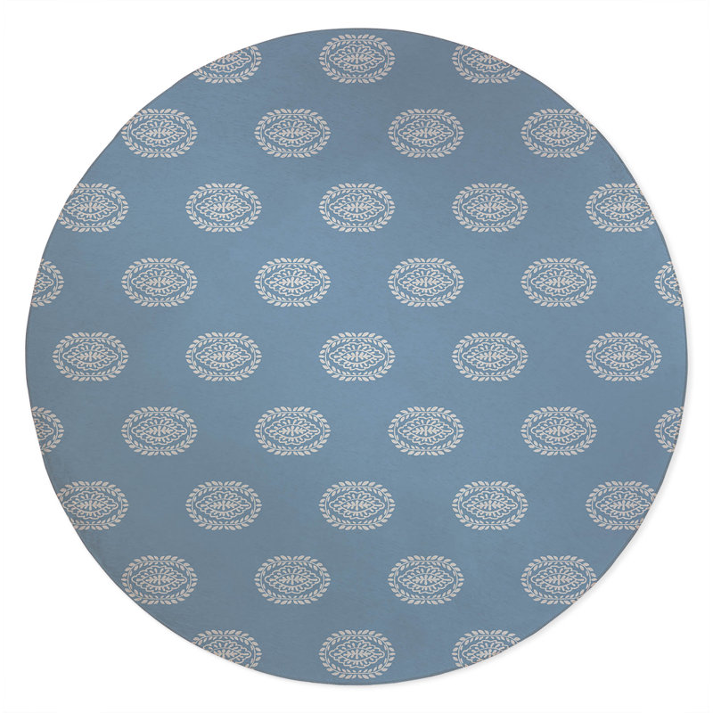 Maddy Non Slip Outdoor Rug, Round 5'
