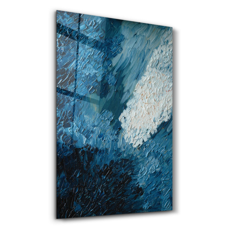 Élégante peinture murale en verre trempé de 13,8 po x 21,7 po | 100% verre trempé, épaisseur: 0,16 pouce | Imprimé UV pour des couleurs éclatantes | Parfait pour la décoration intérieure, le salon et les espaces de bureau