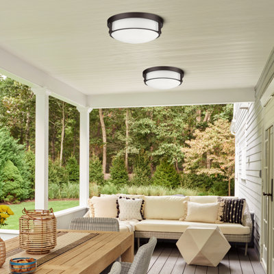 Massaro Glass Flush Mount