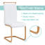 Ensemble de salle à manger moderne rectangulaire en verre avec cadre géométrique et chaises en porte-à-faux-854250965-844563417-854250967