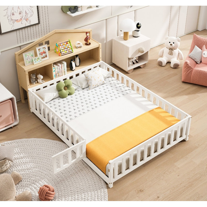 Tête de lit double Montessori, Naturel