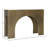 Morris 47" Wide Console Table, Antique Brass
