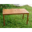 Afrin Rectangular Eucalyptus Outdoor Dining Table With Umbrella Hole , 135cm cm W 85cm cm D