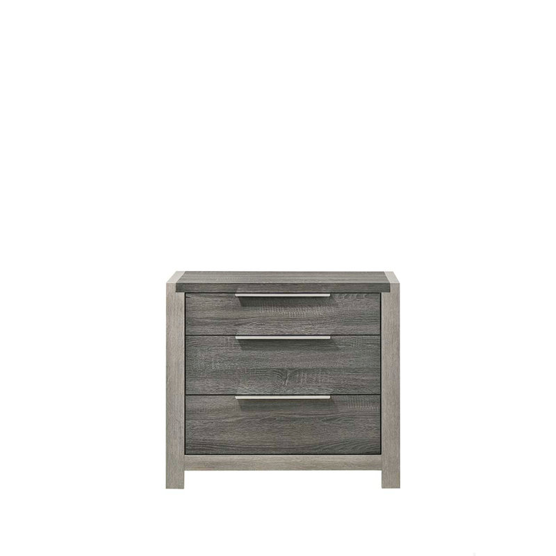 Table de chevet avec 3 tiroirs