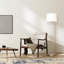 Lampe sur pied en laiton avec abat-jour cylindrique Zenith