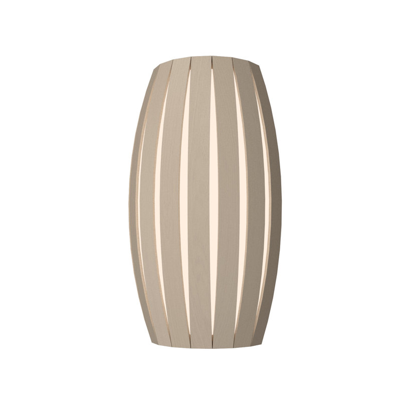 2 - Light LED Flush Mounted Sconce, Organic Cappuccino