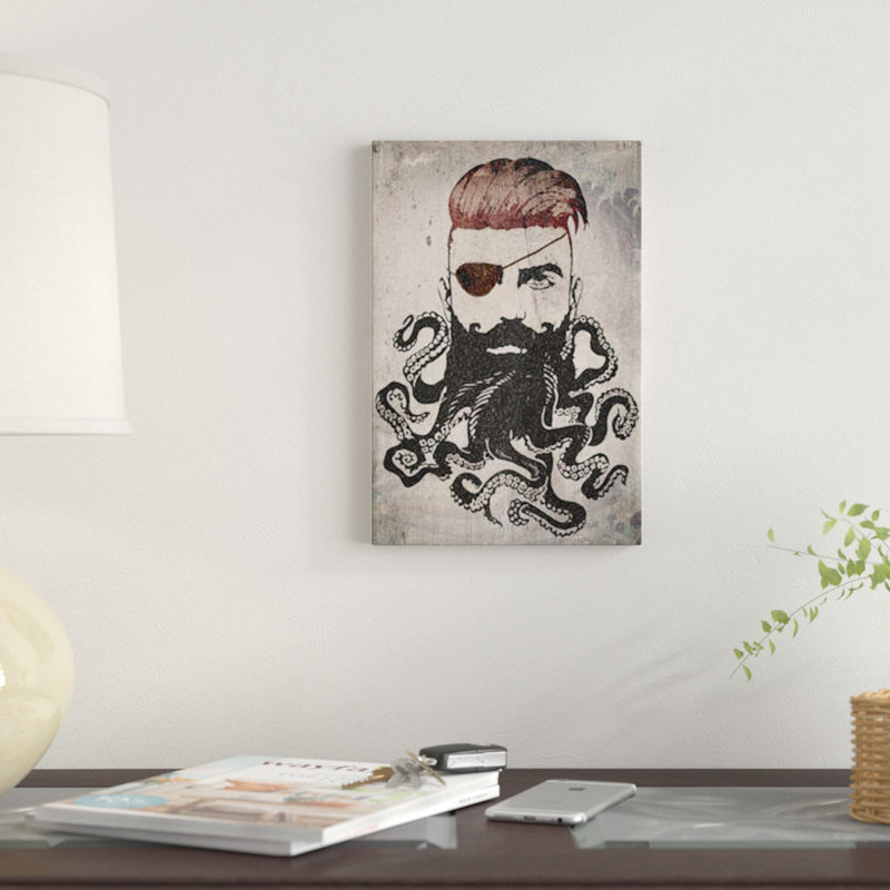 « black airblown », impression sur toile, H 18 po x l 12 po x P 1,5 po, Toile tendue, Pas de tapis