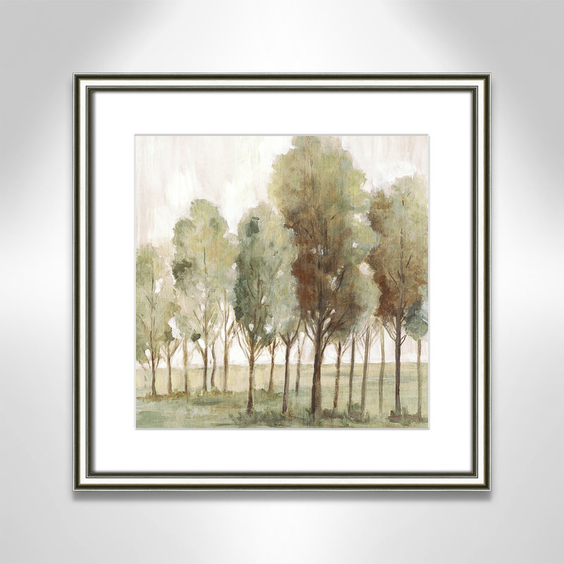 «Silent Fall II» par Eva Watts, 18.25'' W x 18.25'' H, Imprimé mat, Argent classique