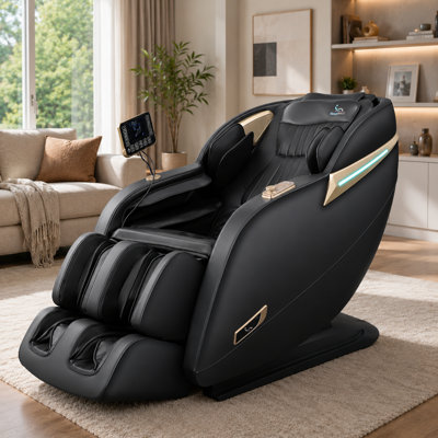  MassaMAX MD906 Massage Chair Full Body Zero Gravity Recliner Shiatsu Yoga Stretch SL Track Heating, Full Body Airbags Foot & Calf Massage