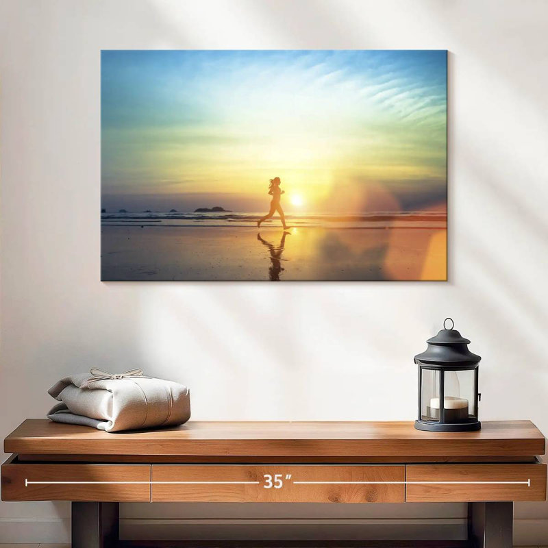 Sireci Sunset Running, 16" H x 24" W