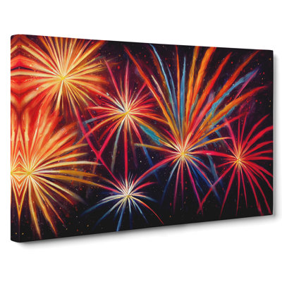 Showstopping Fireworks - Wrapped Canvas