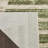 George Oliver Jeffs Machine Washable Ivory Olive Mid-Century Modern Indoor Rug-284253748
