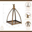 Mini lanterne de table courbée Veldra-969411715