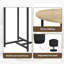  Side Table Set 2 Pcs Black Oak 50 X 50 X 50 Cm-415190864