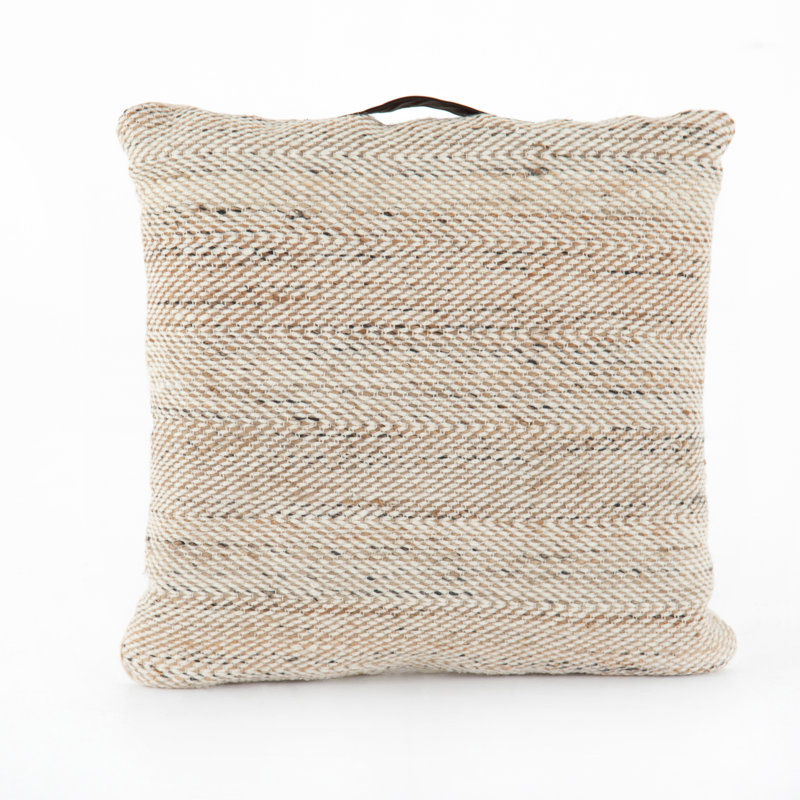 Edan Wool Square Pillow Cover & Insert
