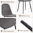 4-Person Dining Table Set,Folding Table With Metal Base,Dining Table With Chairs-324753353