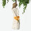 10.5cm Porcelain Hanging Figurine Ornament