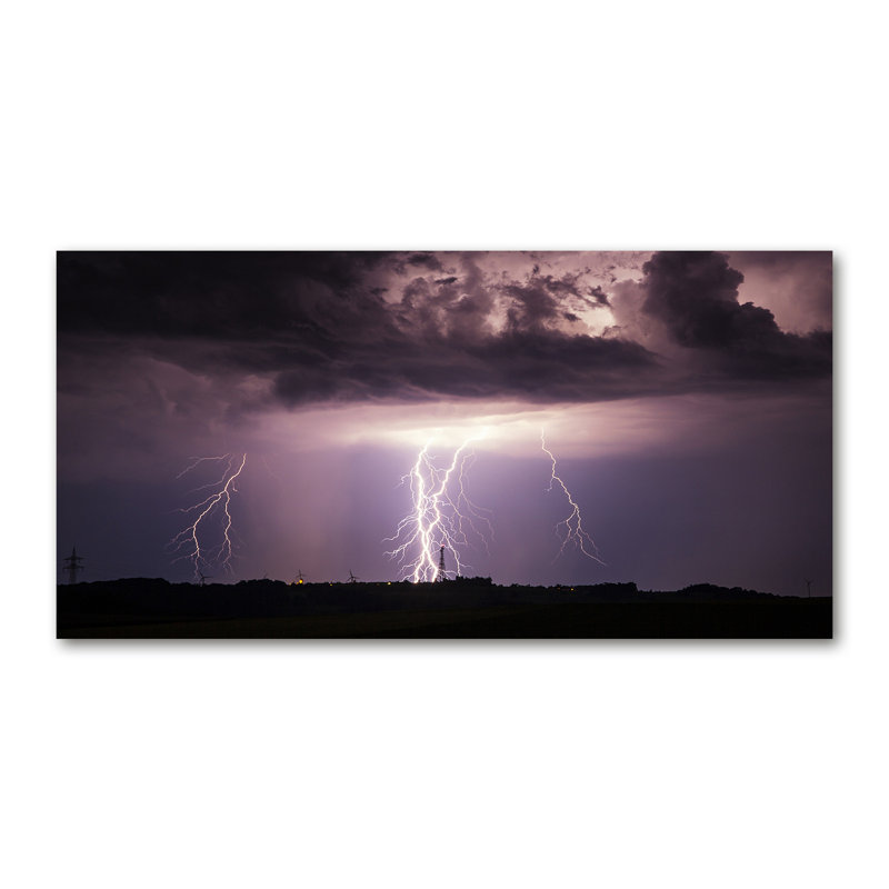Thunderstorm - No Frame Print on Canvas