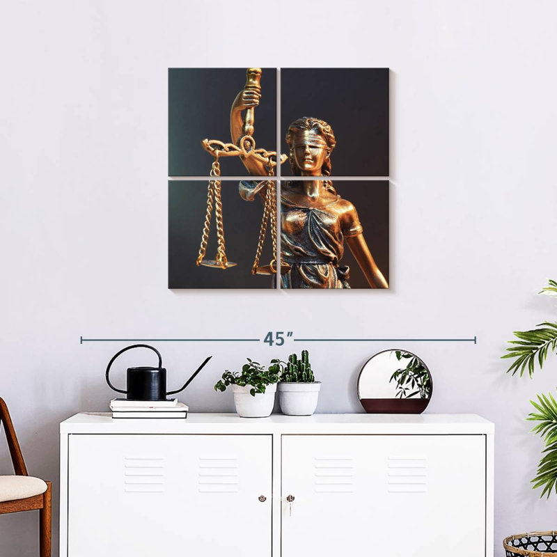 Alcaraz Lady Justice Statue, 26'' H x 26'' W