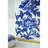 5.5x5.5x10.5" Blue and White Porcelain Lidded Jar