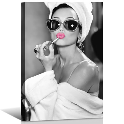 «Audrey Hepburn Portrait» sur toile