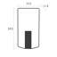 Vase de plancher en acier Itac-86803622