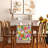 Watercolor Tulip Table Runner - Multicolor -  Linen For Spring, Summer & Easter Décor-1892312282-1892312272