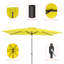 Parasol de marché rectangulaire 120 po x 78 po Dorelia-972794453