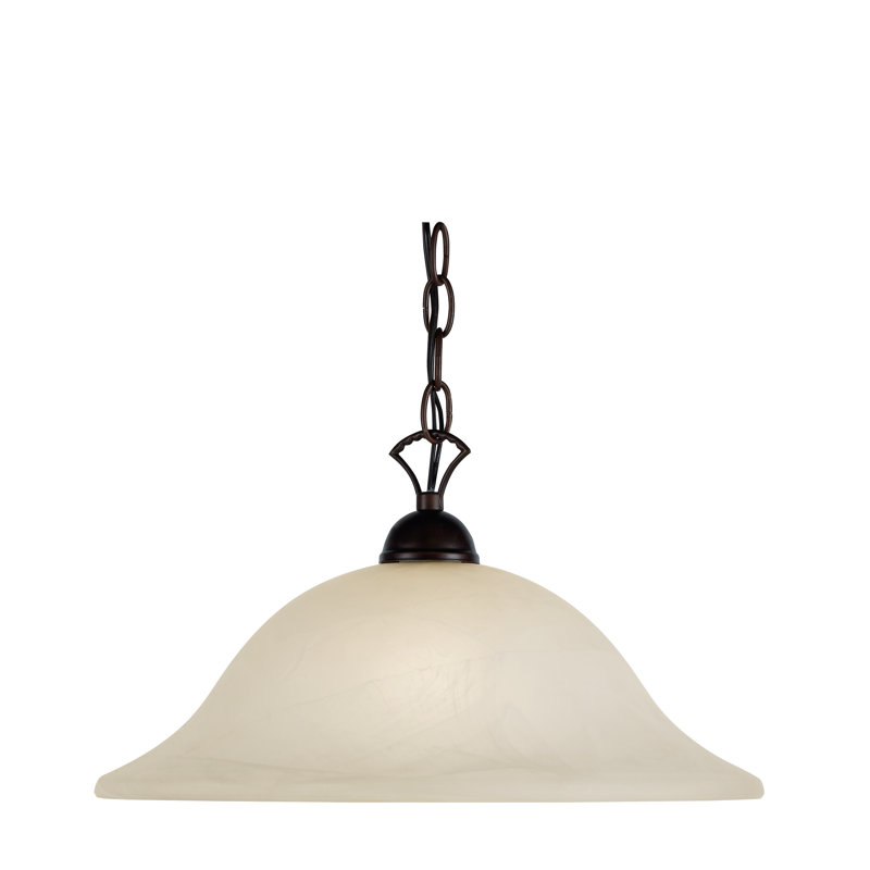 Bruns 1 - Light Single Pendant, Brushed Nickel