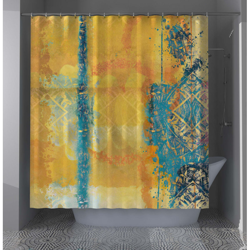 Drool Nutritious Designer Shower Curtain