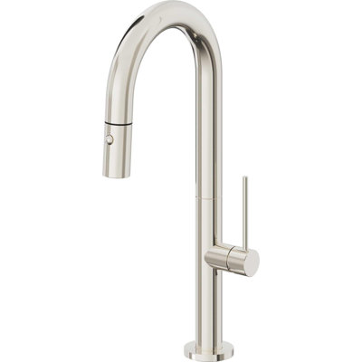 Pull-Down Prep/Bar Faucet With Button Sprayer
