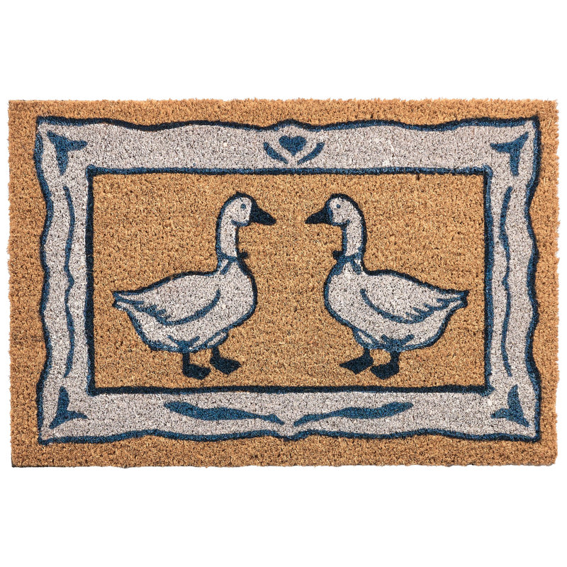 IZARA Non-Slip Abstract and Vintage Look Doormat