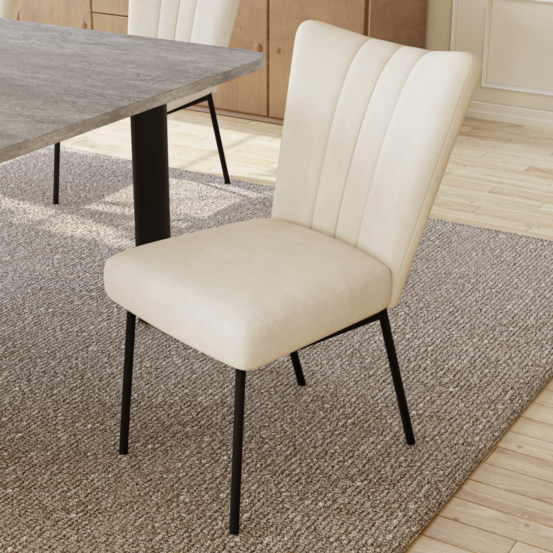 78.7''rectangular Dining Table Set, Modern Kitchen Table Set With Upholstered Dining Chair For Home, Kitchen Dining Room
