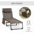 Outsunny Reclining Chaise Lounge Chair, Portable Sun Lounger, Folding Camping Cot, With Adjustable Backrest And Removable Pillow, For Patio, Garden, Beach, Brown-2021279909