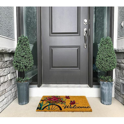 Butterfly & Bike Doormat