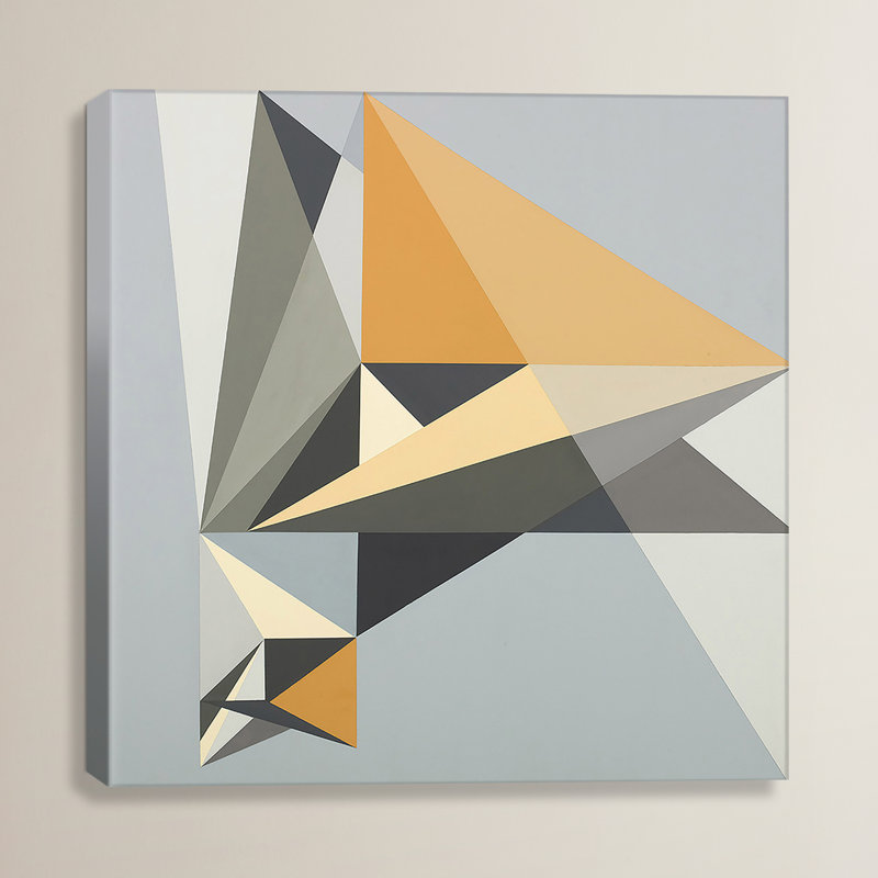 « fragmented future » par richard blanco, impression sur toile tendue, H 18 po x l 18 po x P 1,5 po