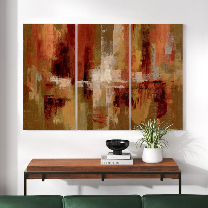 Castagnettes sur toile tendue, H 40 po x l 60 po