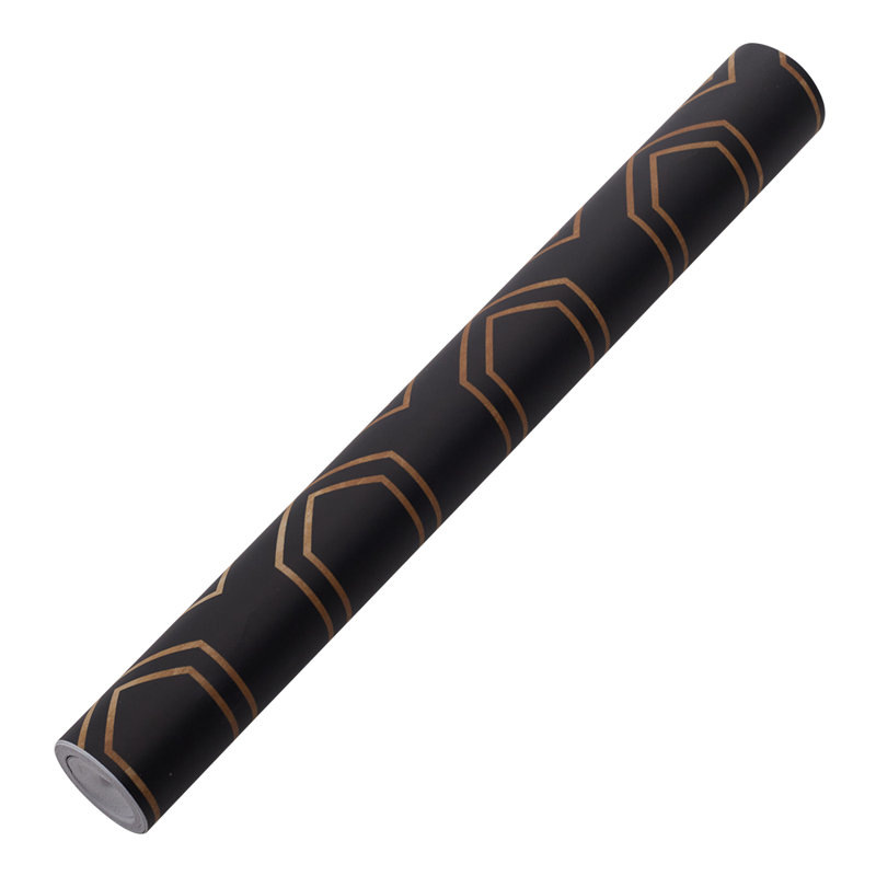 Black and Gold Geometric Wallpaper