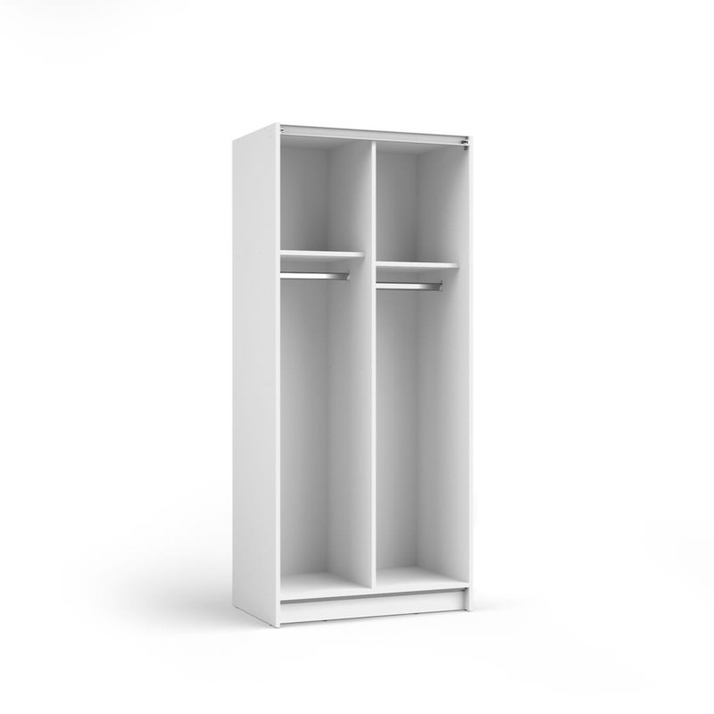 Takenya 3 Door Manufactured Wood Wardrobe, White