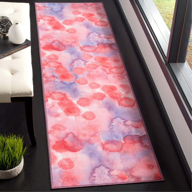 Dashiell Performance Machine Washable Abstract Rug, Runner 2'2" x 8'