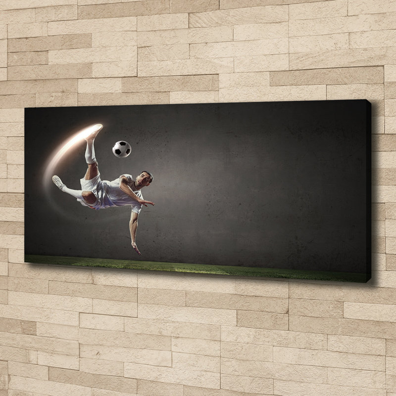 Footballer - Wrapped Canvas Print