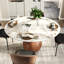Ensemble repas 5 pièces Otelia + grandes chaises noires pour 4/6/8/10-2272897-2272902-2272899