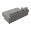 Canapé-lit modulaire en L avec siège de rangement Anureet-112387172
