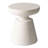 Ashbie Modern Fiberstone Pedestal Side Table with Round Top – Sculptural Indoor/Outdoor Accent Table for Patio or Living Room-1308639859