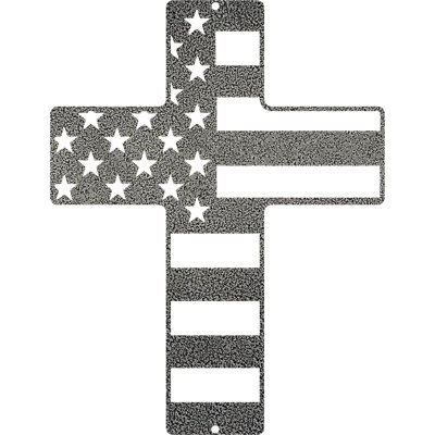 Flag Cross Wall Décor