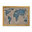Ancienne carte du monde I - reproduction d'art sur toile-59642498-59642520