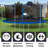 16ft Trampoline For Kids, Outdoor Trampoline With Safety Enclosure Net Basketball Hoop And Ladder, Trampoline For Adults-59767967