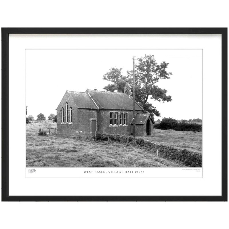 West Rasen, Village Hall C1955 by Francis Frith - Single Picture Frame Print, 60cm H x 80cm W x 2.3cm D